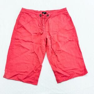 J. Crew City Fit Chino Drawstring Relaxed Fit Shorts Size 4